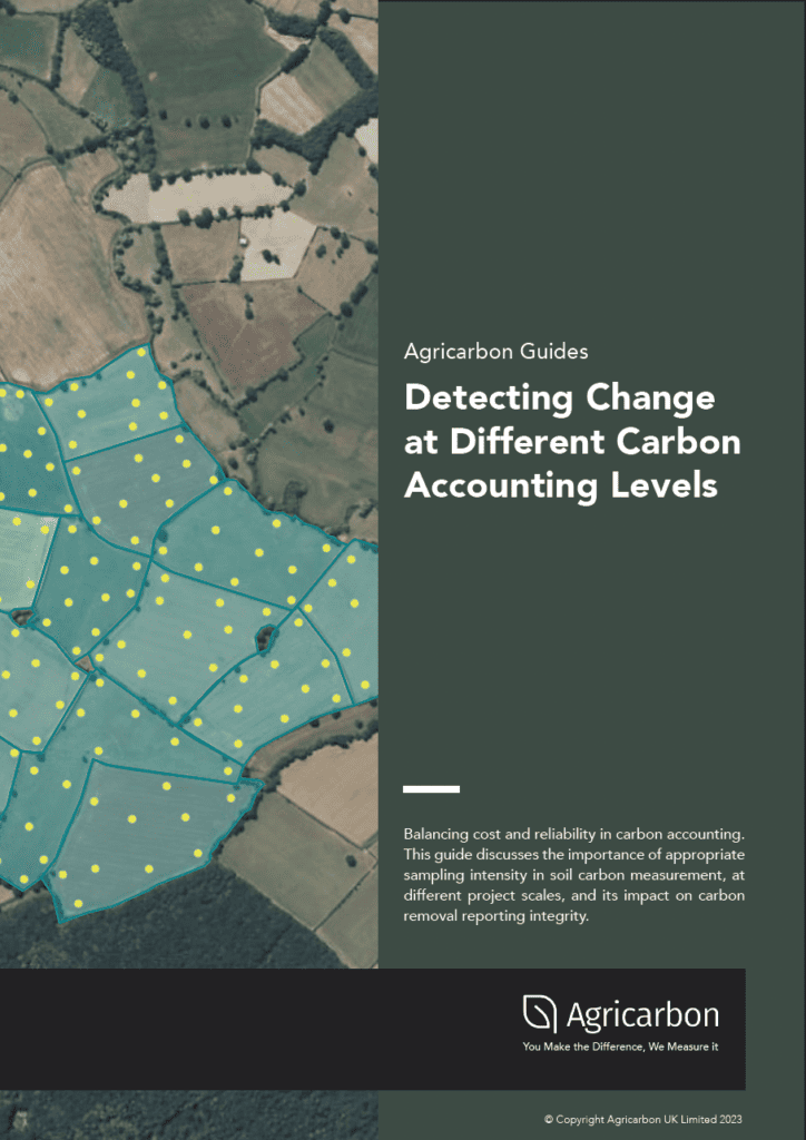 Soil Carbon Accounting: Detecting Change at Different Levels